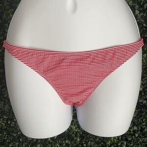 Melissa Odabash Gingham Red White Bikini Bottom 10